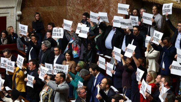 Protests erupt as French government forces through higher retirement age