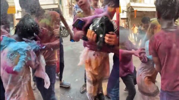 ‘Disturbing’: Delhi women panel chief as video of a Japanese being groped on Holi goes viral